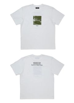 R9 PHOTO TEE (WHITE) /  オリジナル フォトプリント Tシャツ