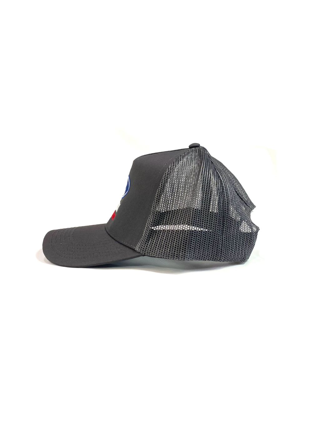 【ラスト1点】HDNSK Mesh CAP (CHARCOAL GRAY) / 刺繍ロゴ メッシュ キャップ
