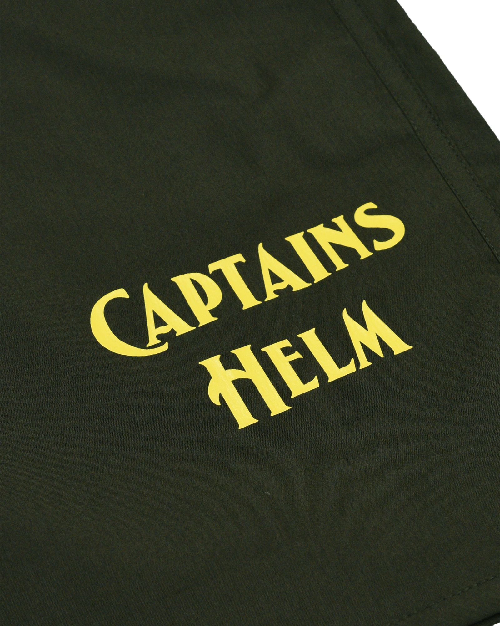 "OCEANSIDE DIVISION" HELM SURF SHORTS (OLIVE) / ドライストレッチ サーフショーツ