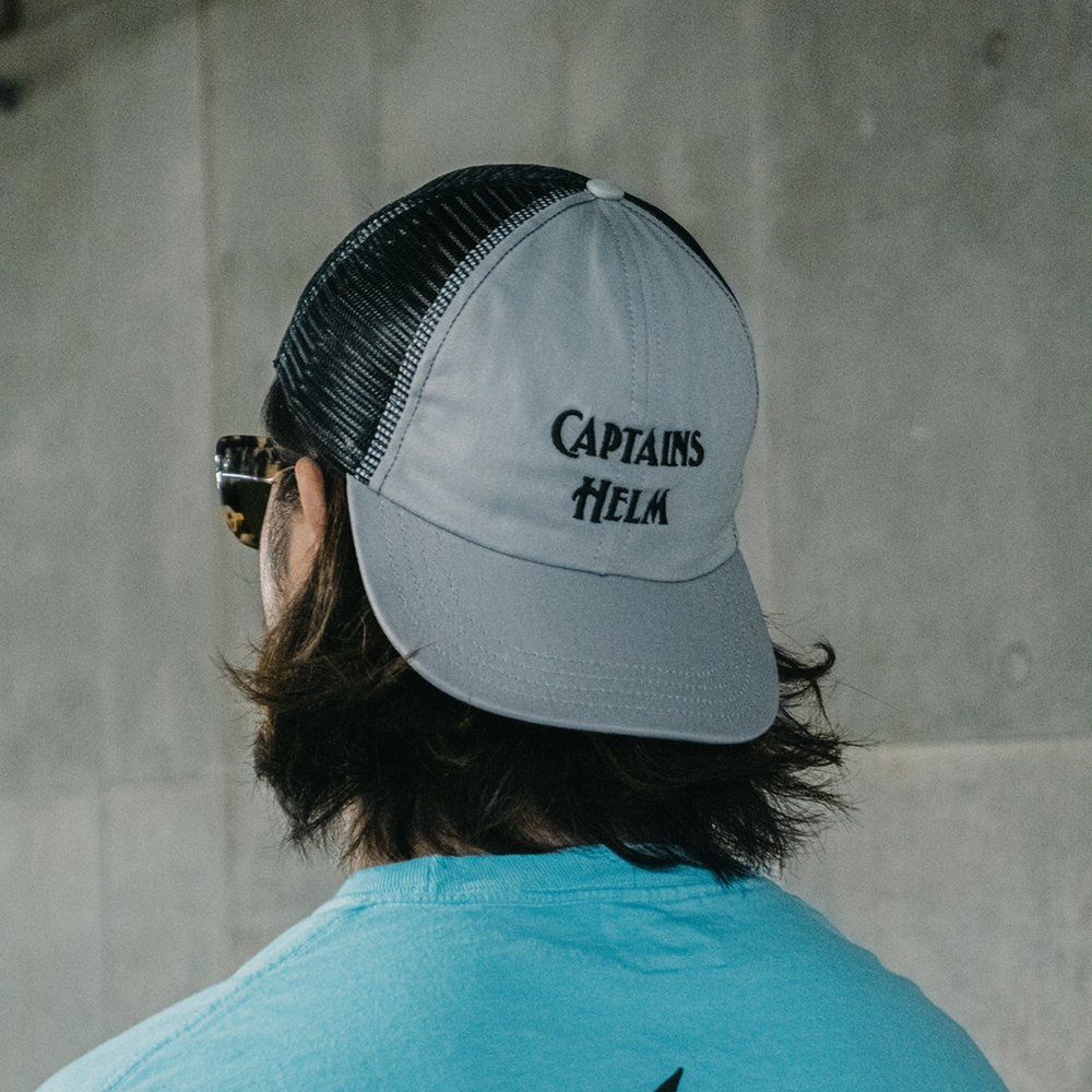 CAPTAINS HELM - ×COOPERSTOWN BALL CAP Co. US MADE LOGO MESH CAP