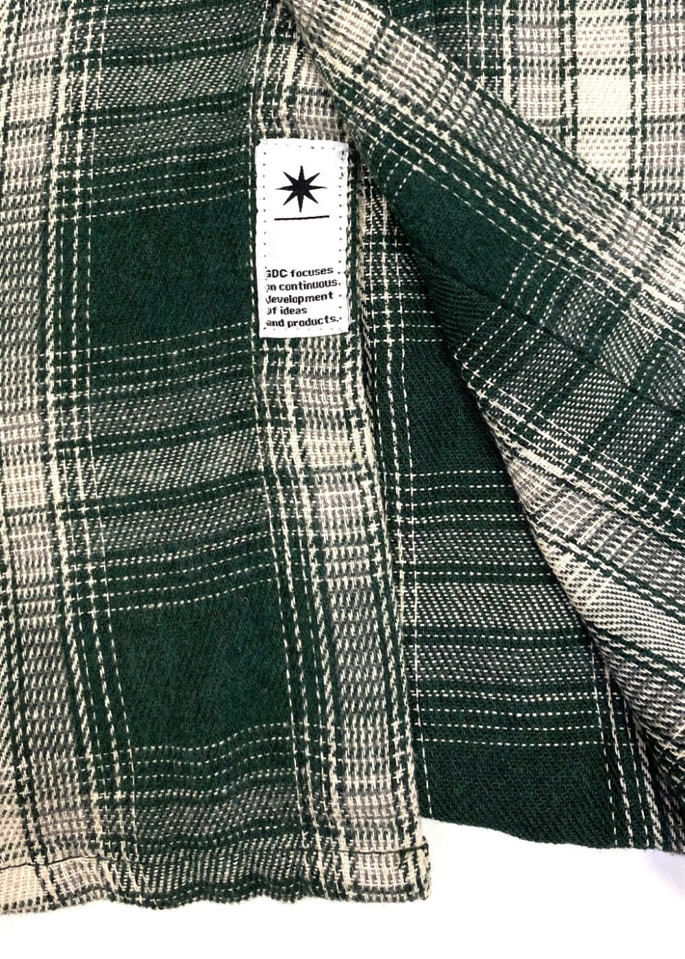 Flannel Shirt (GREEN) / チェック コットン ネルシャツ