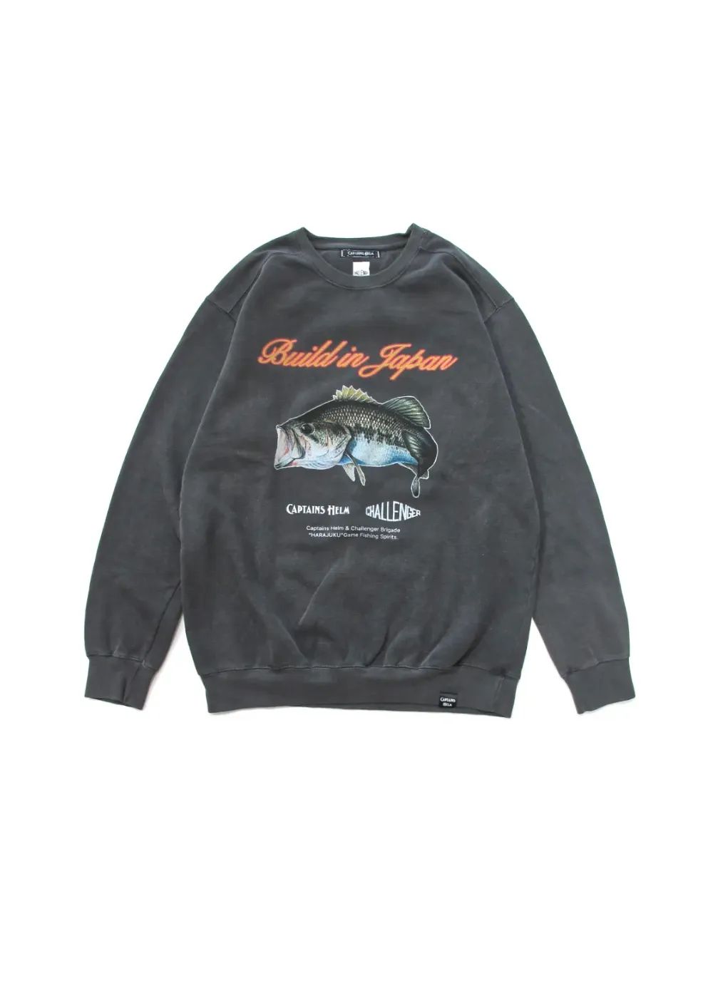 × CHALLENGER BUILT IN JP C/N SWEAT (SMOKE BLACK) / チャレンジャー コラボスウェット