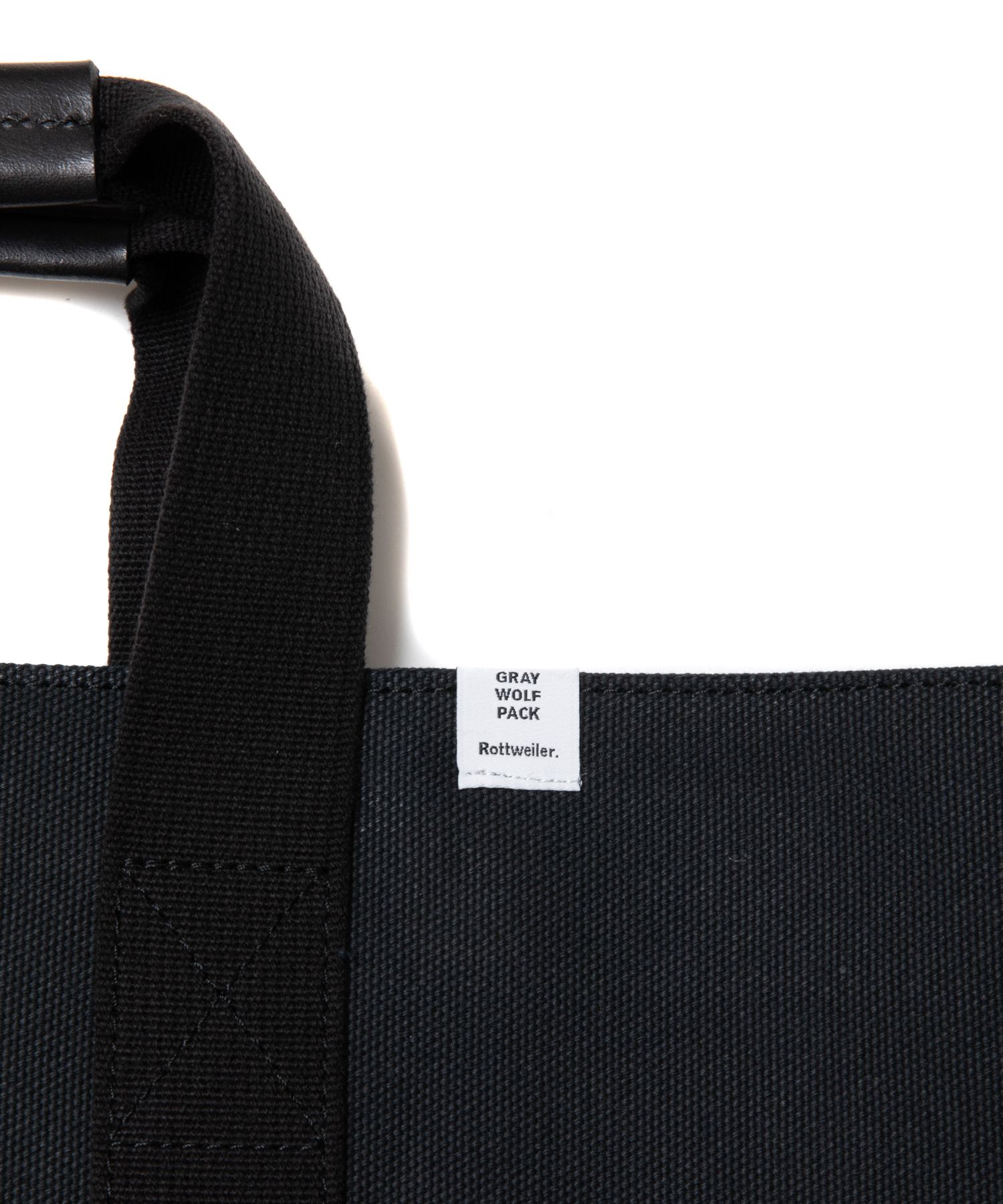 CANVAS TOTE BAG (BLACK) / 定番キャンバストートバッグ (ラージ)