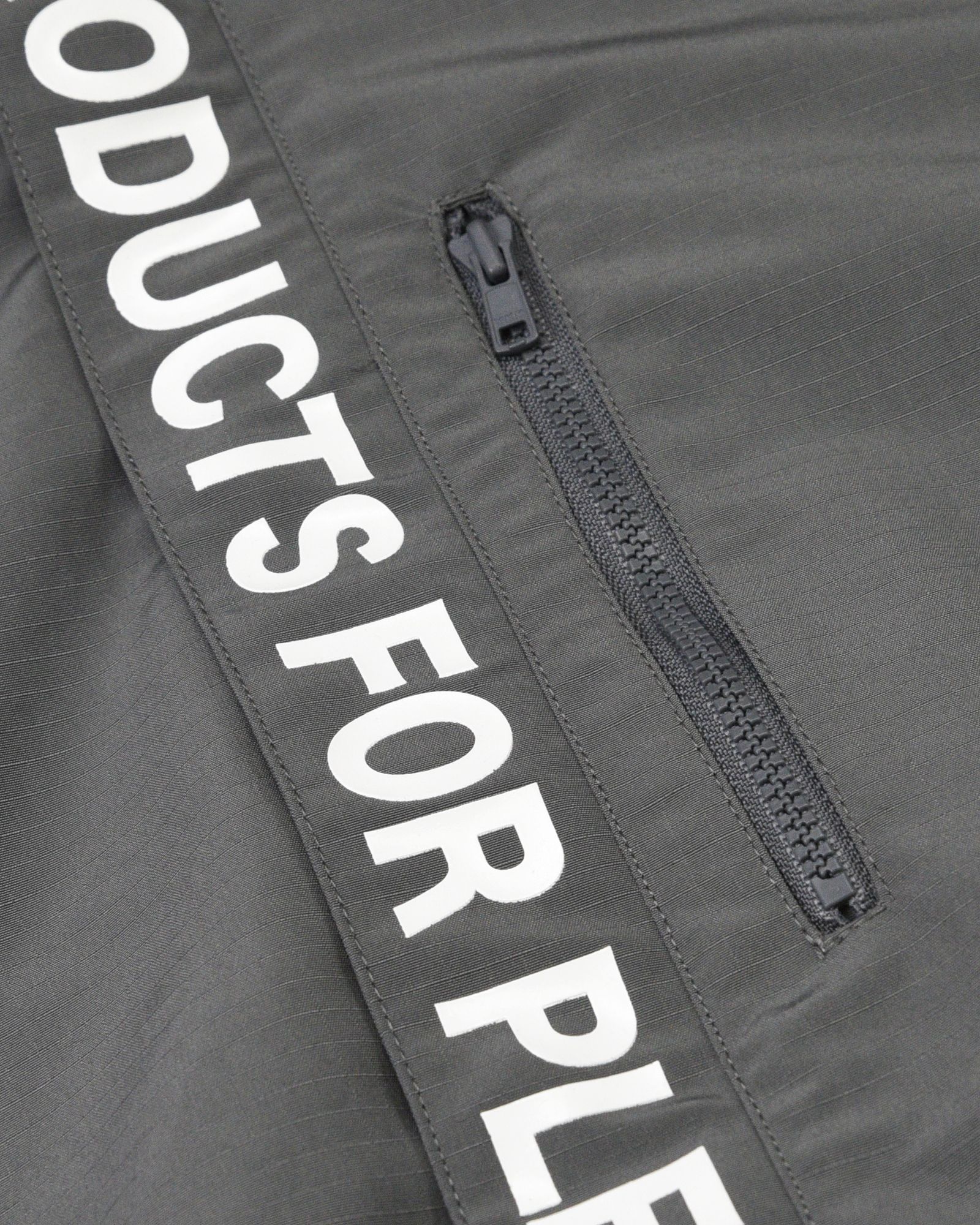 MIL SEEKERS NYLON JACKET (GRAY) / リップストップ ナイロン トラック ジャケット / セットアップ可能