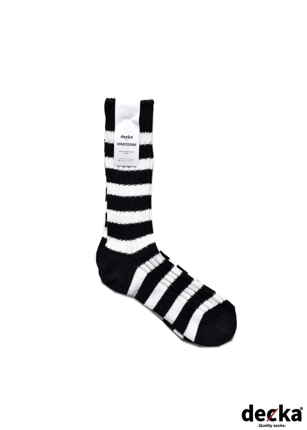 ×decka Border Rib SOX (WPT) / デッカ コラボ ボーダー ソックス
