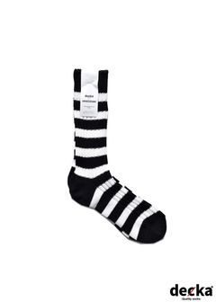×decka Border Rib SOX (WPT) / デッカ コラボ ボーダー ソックス