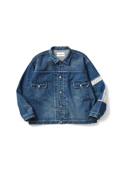 VS DENIM JACKET (BLUE) / 2nd タイプ ワイド デニム ジャケット