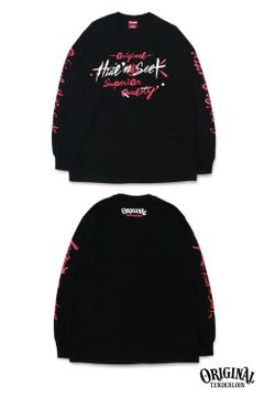 ×TENDERLOIN L/S TEE (BLACK) / テンダーロイン コラボロンT