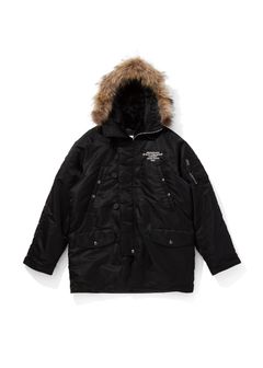 【ラスト1点】×AVIREX N-3B (BLACK) / アヴィレックス ボディー N-3B