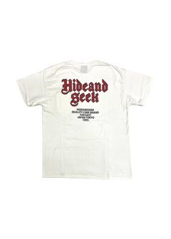 Pocket S/S Tee (WHITE) / ロゴ プリント ポケット Tee