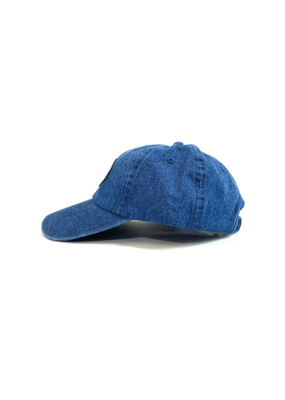 【ラスト1点】DENIM CAP (BLUE) / ワッペン デニム キャップ