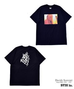 Stie-lo × Davide Sorrenti Orange-Aid T-SH (BLACK) / ×スティーロ×ダヴィデ・ソレンティ コラボフォトT