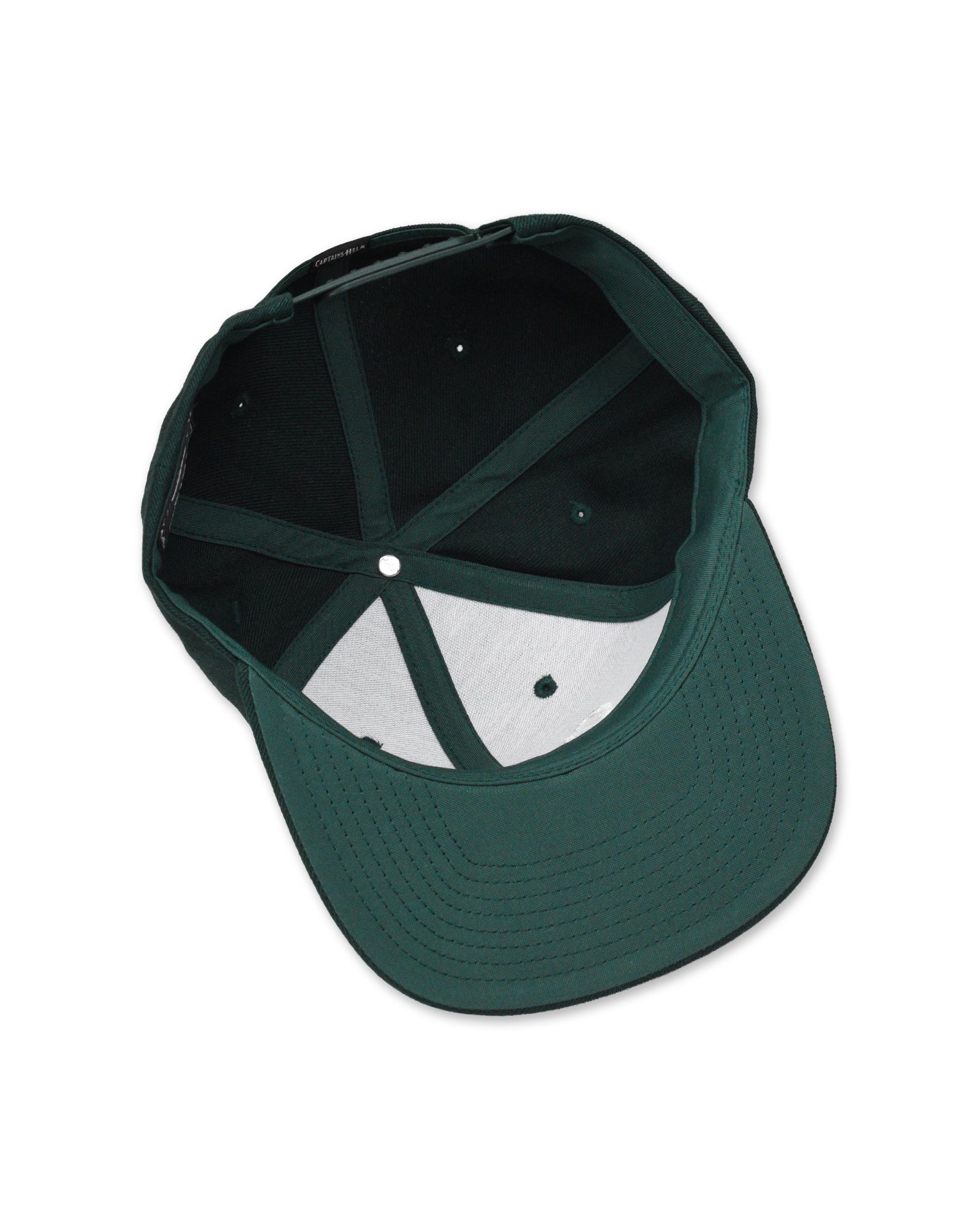 【ラスト1点】LOGO SNAP BACK CAP (GREEN) / ロゴ刺繍 ベースボール キャップ