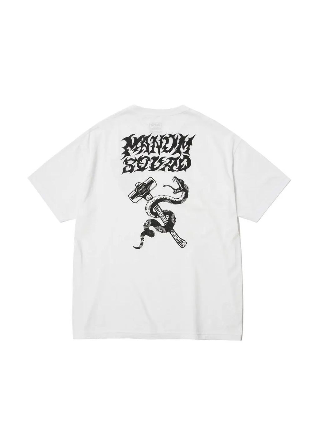 ×MASSES T-SHIRT SQUAD (WHITE) / マシス コラボレーション プリントT