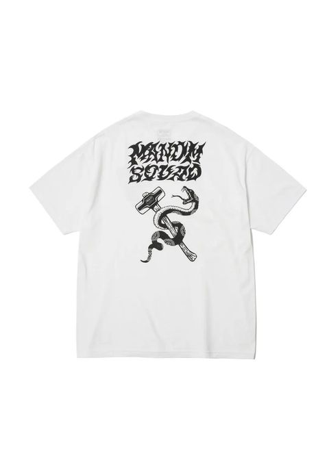 ×MASSES T-SHIRT SQUAD (WHITE) / マシス コラボレーション プリントT
