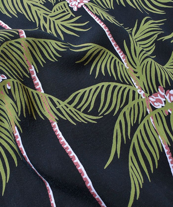 × WACKOMARIA Palm tree Hawaiian SH (BLT) / ワコマリア コラボハワイアンシャツ