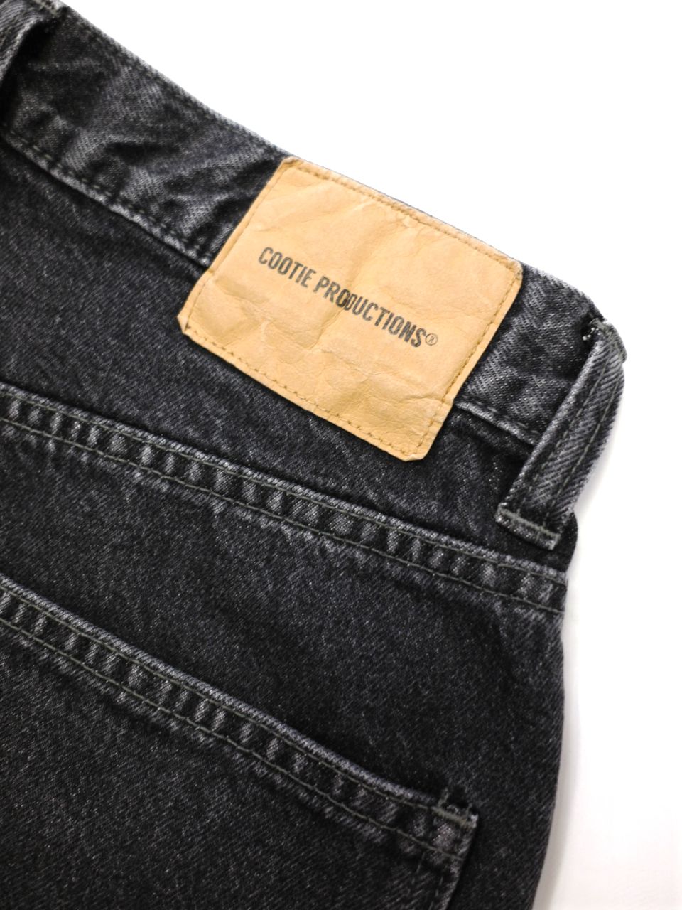 COOTIE PRODUCTIONS - 5 POCKET BAGGY DENIM PANTS (BLACK FADE