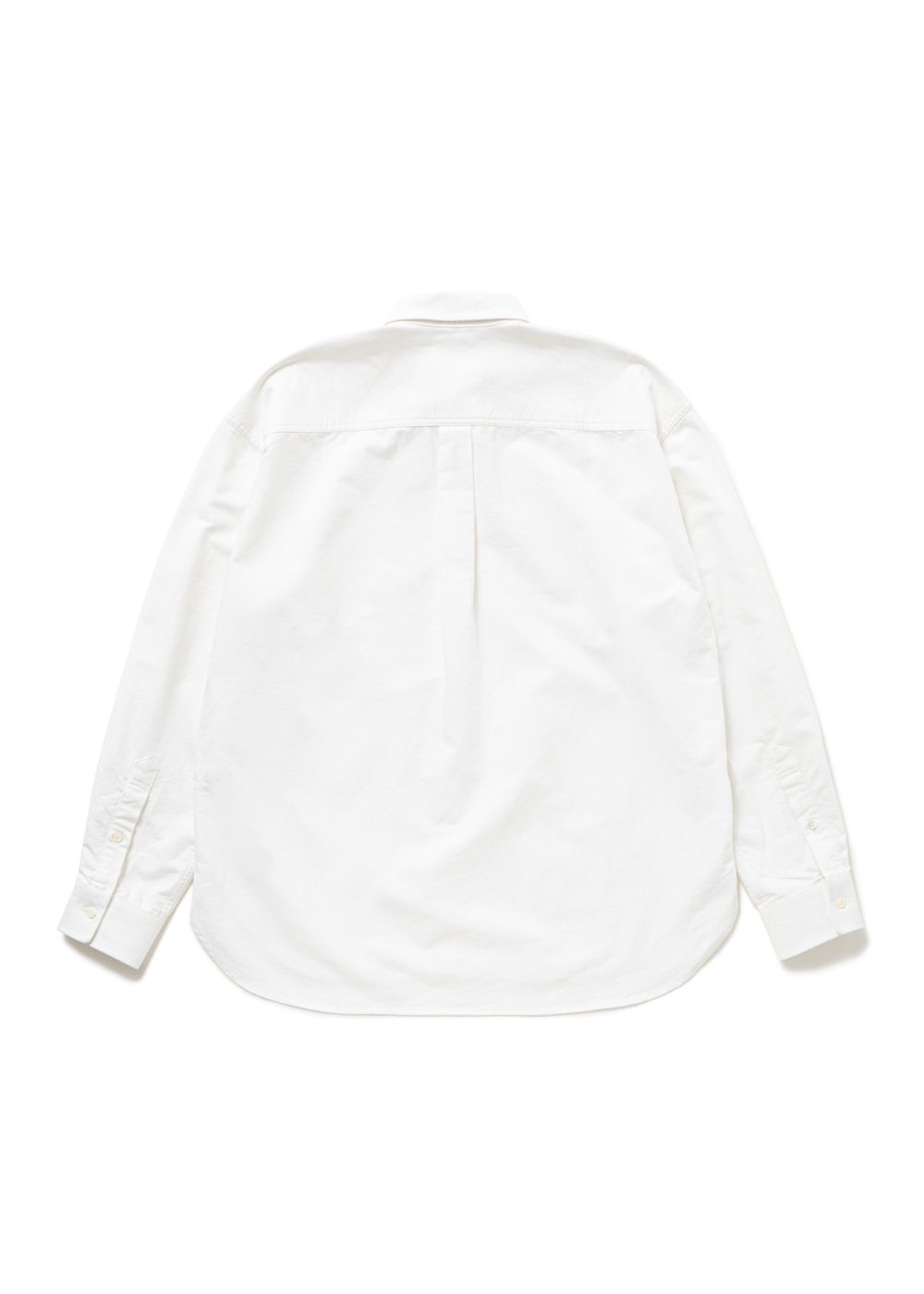 L/S TAB COLLAR OX SHIRT "GERE" (WHITE) / オックスフォード タブカラー シャツ