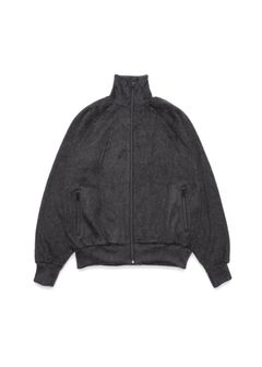 A.Wool Shaggy Track Jacket (CGR) /  ウール シャギー トラック ジャケット