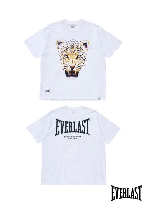 EVERLAST Ex.S/S PRINT TEE "CHADWICK" (WHITE) / エバーラスト コラボ Tシャツ