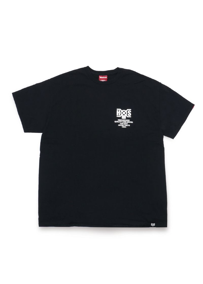 HIDE AND SEEK - HS×BH S/S TEE (WHITE) / バウンティーハンター