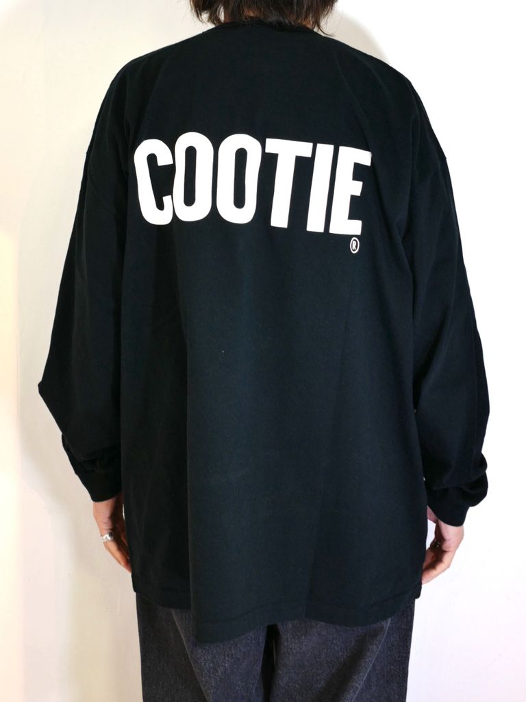 COOTIE PRODUCTIONS - AD Processing Oversized L/S Tee (BLACK 