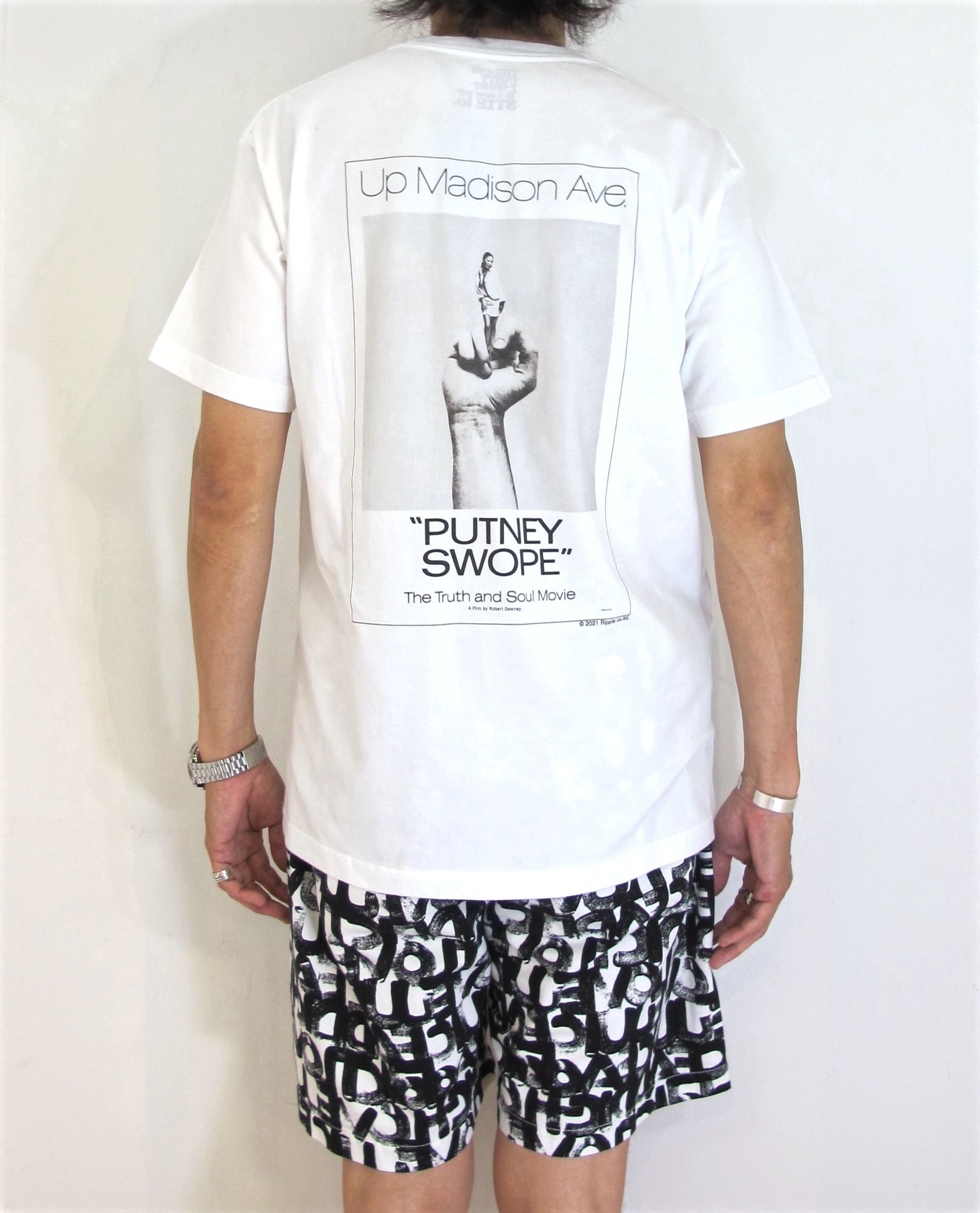 MINEDENIM - Putney Swope Poke Tee (WHITE) / ×パトニー・スウォープ