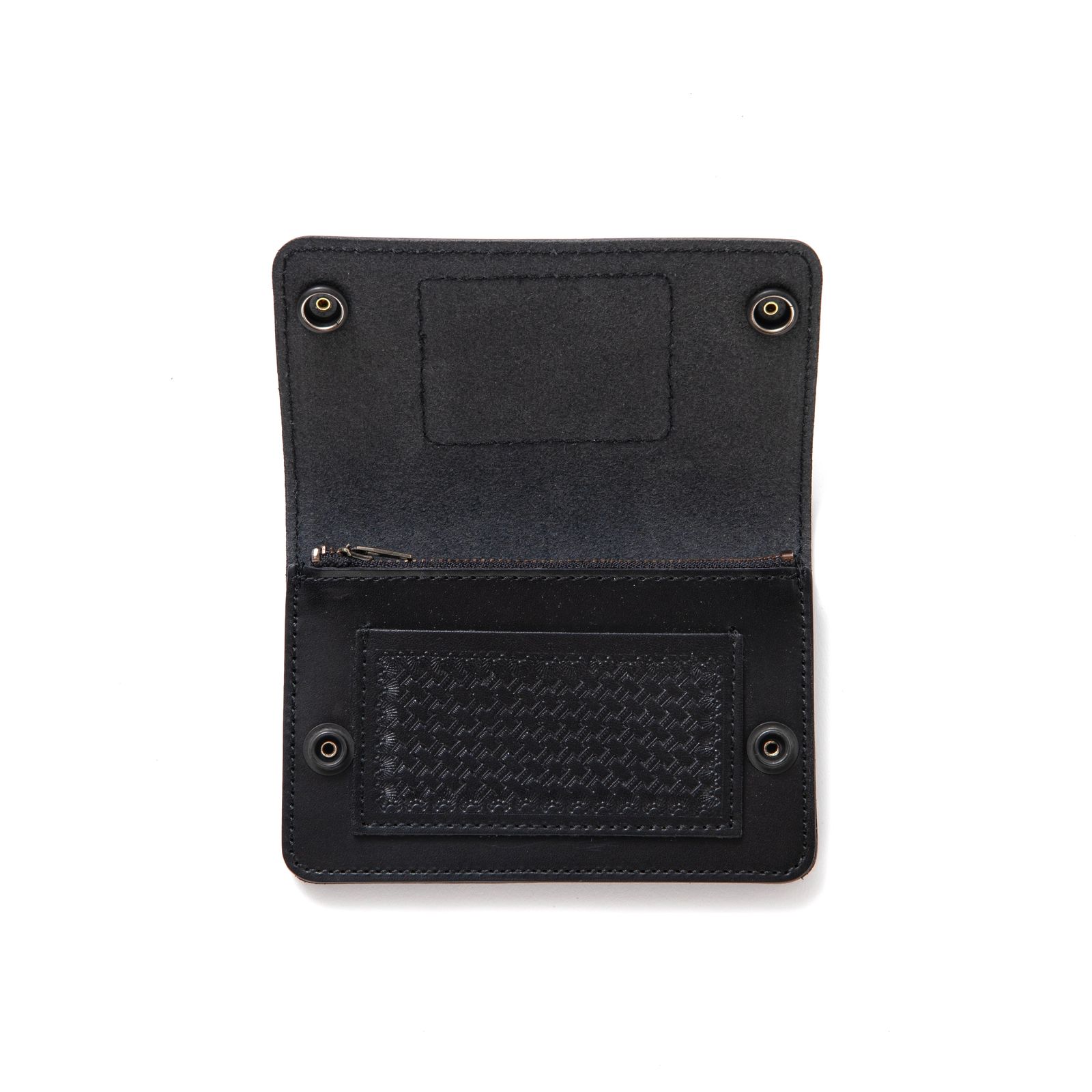 SHORT LEATHER WALLET (BLACK) / ショート レザー ウォレット