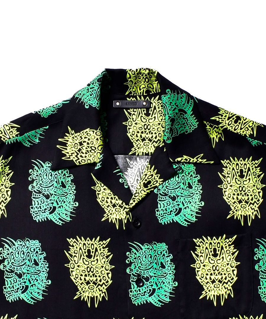 ×NOAH LYON S/S Open Collar SH (GPT) / ノア ライオン コラボ シャツ