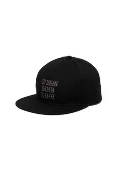 S.V.D.S.H EMBROIDERY CAP (BLACK×CHACOAL) / オリジナル ロゴ刺繍 キャップ