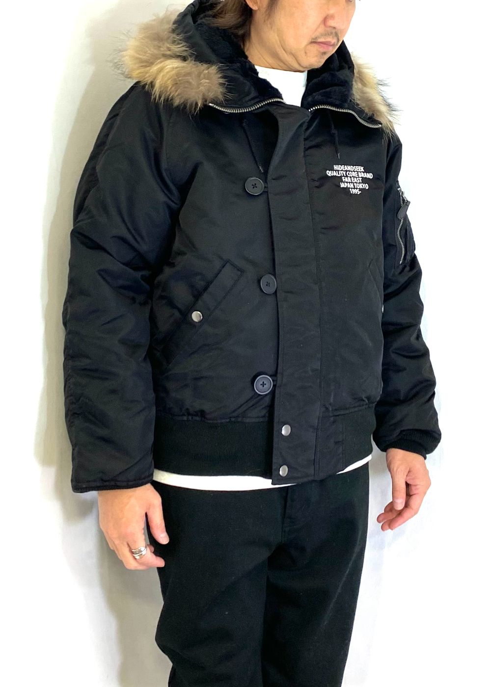 ×AVIREX N-2B (BLACK) / アヴィレックス ボディー N-2B