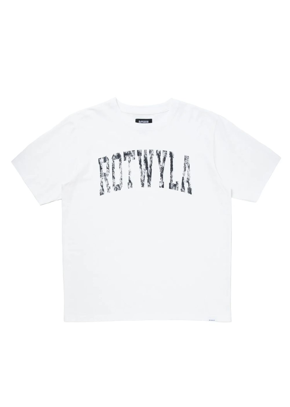 R9 ROTWYLA TEE (WHITE) / カレッジロゴ プリント オリジナル Tシャツ