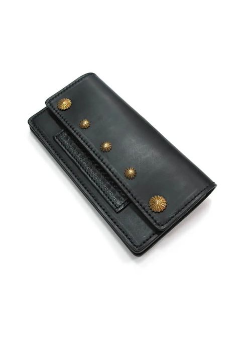 LEATHER WALLET TYPE B (BLACK) / ポーター&ビンゴブラザーズ コラボレザーウォレット