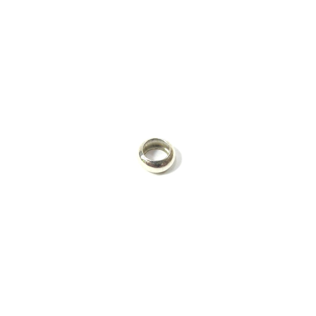 【ラスト1点】Flat Silver Beads (SILVER) / フラットシルバービーズ