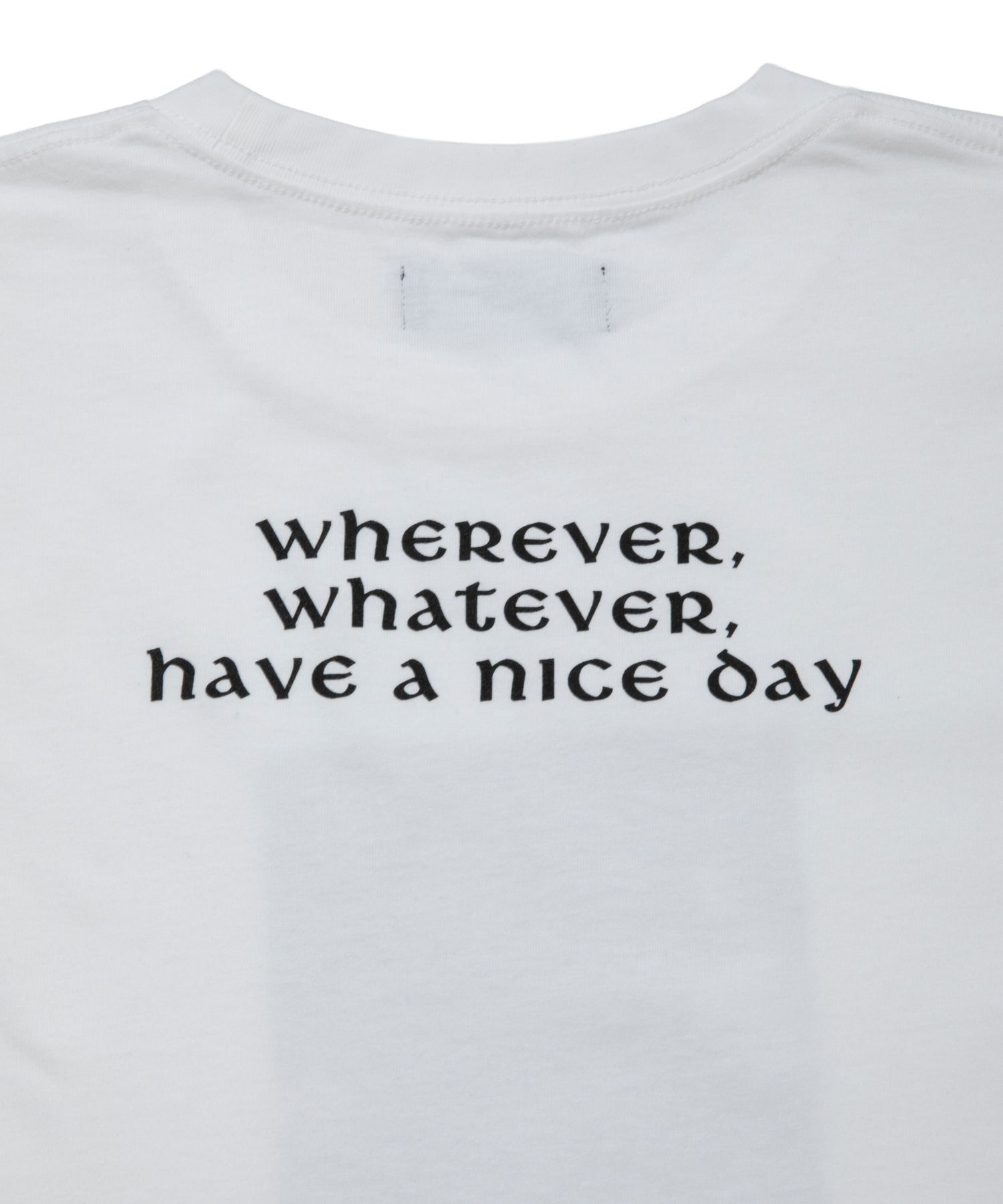 R9 PHOTO TEE (WHITE) /  オリジナル フォトプリント Tシャツ