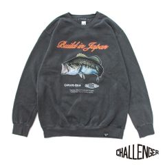 × CHALLENGER BUILT IN JP C/N SWEAT (SMOKE BLACK) / チャレンジャー コラボスウェット