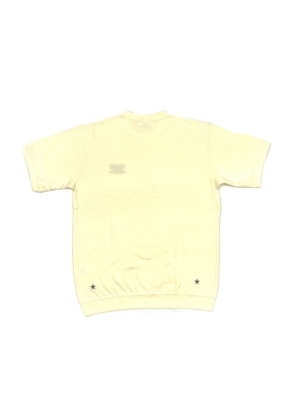 Short Sleeve Sweat (NATURAL) / ロゴ刺繍 半袖 クルーネック スウェット / セットアップ可能