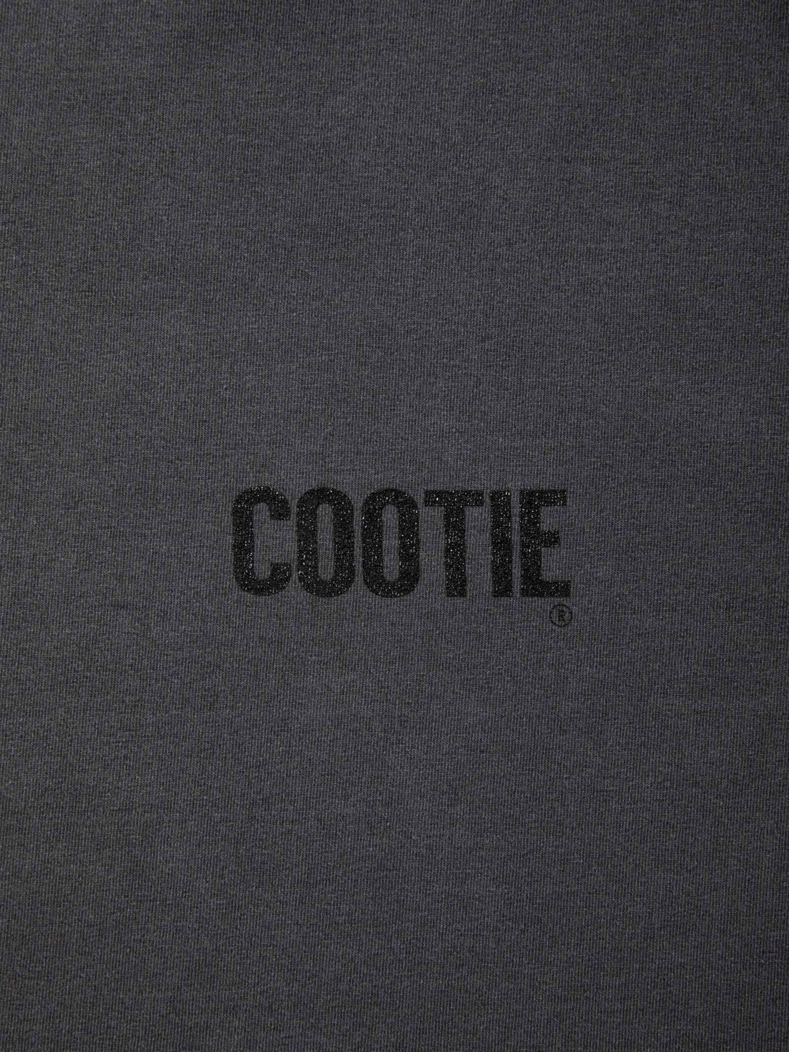 COOTIE PRODUCTIONS - Pigment Dyed L/S Hooded Tee (BLACK