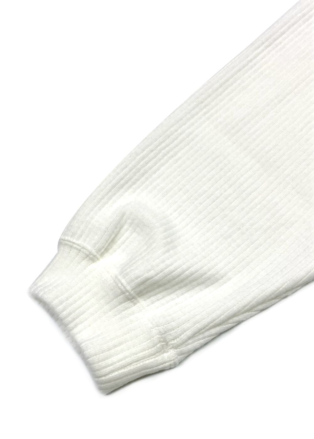 WAFFLE L/S CS (WHITE) / ワッフル カットソー