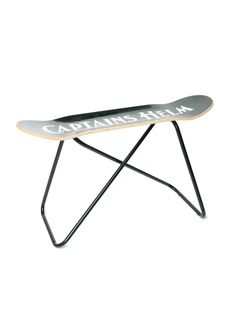 LOGO SK8 CHAIR (BLACK) / スケートボード チェア