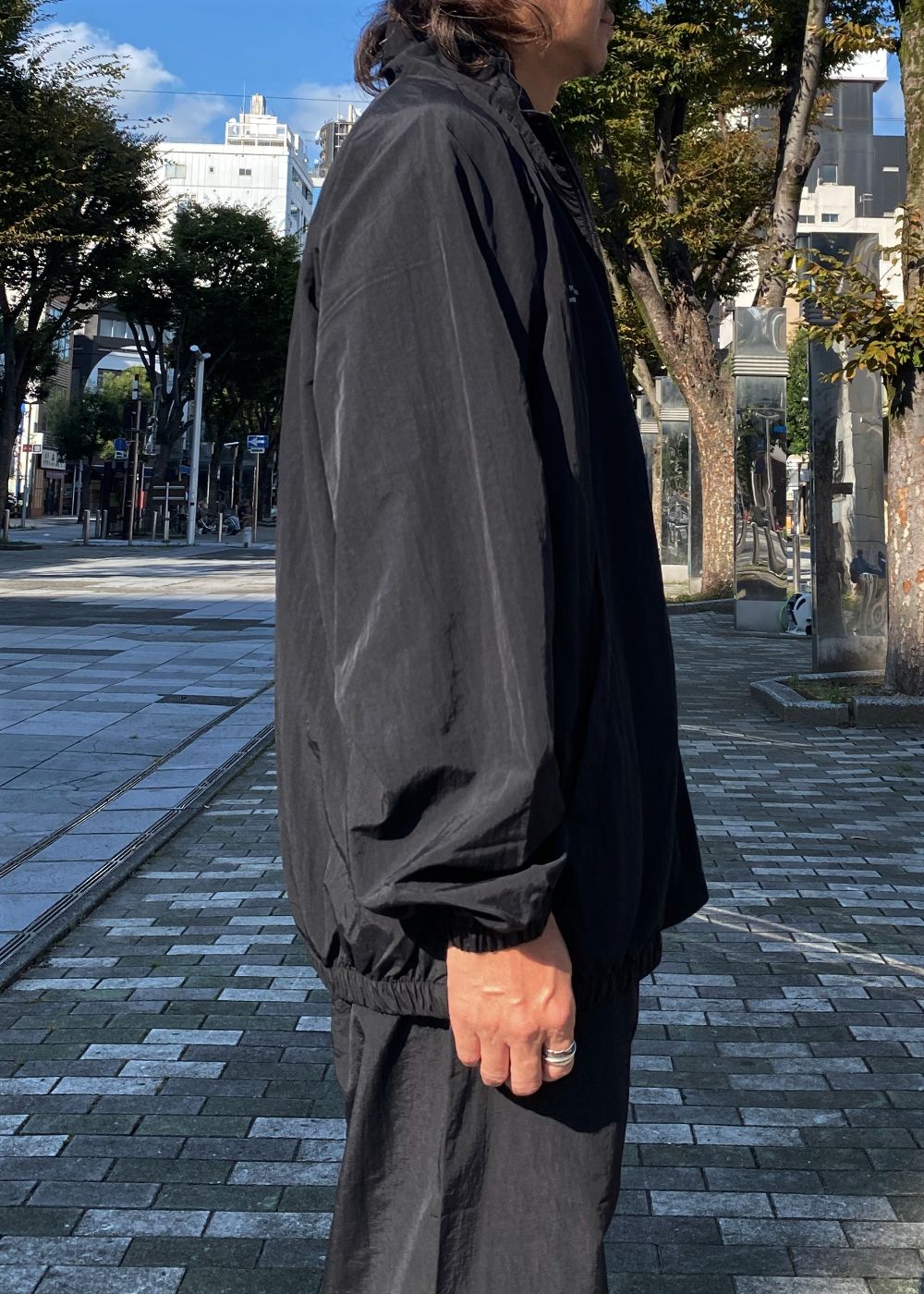 GDC CLASSICS Nylon Setup (BLACK) / セットアップ トラック ジャケット & パンツ