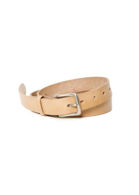 BELT (BEIGE) / レザー ベルト
