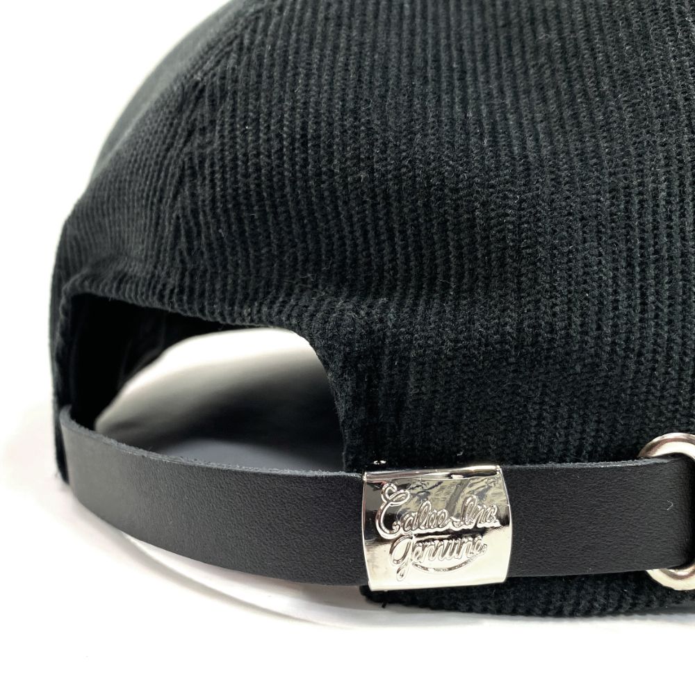 CALEE - 【ラスト1点】13w CORDUROY CALEE LOGO CAP (BLACK