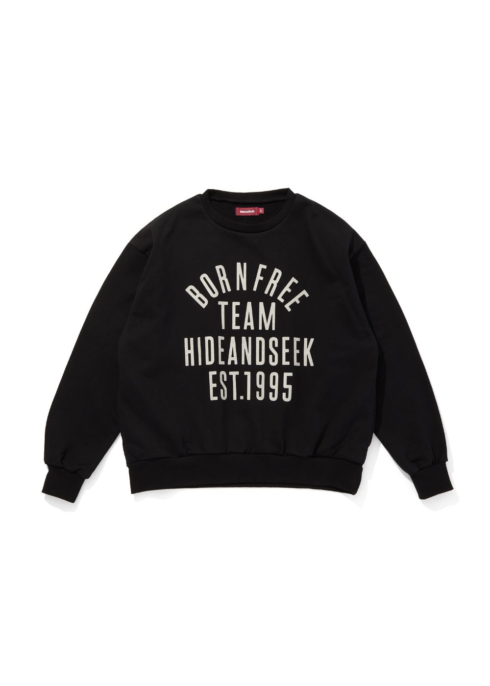 College Sweat Shirt (BLACK) / オリジナル セットアップ クルーネック スウェット / セットアップ可能