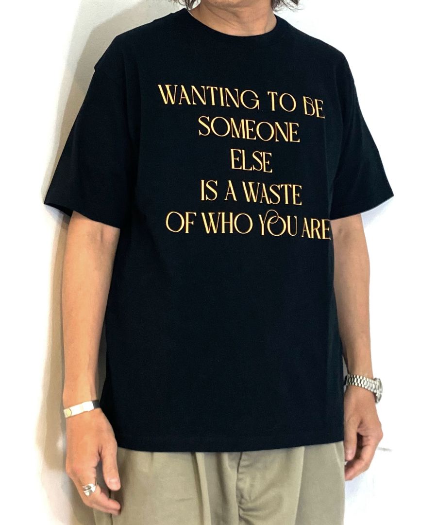 MINEDENIM - WANTING TO BE SOMEONE T-SH (BLK
