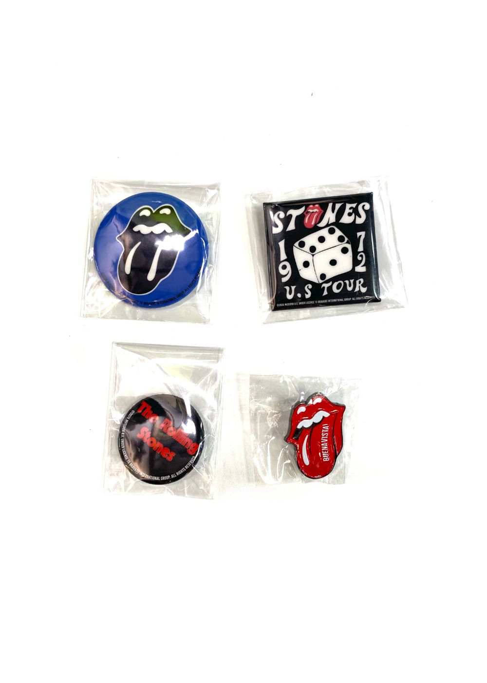 【ラスト1点】Rolling stones pins&can set (OTHER) / ×ローリングストーンズ コラボ 缶バッジ セット