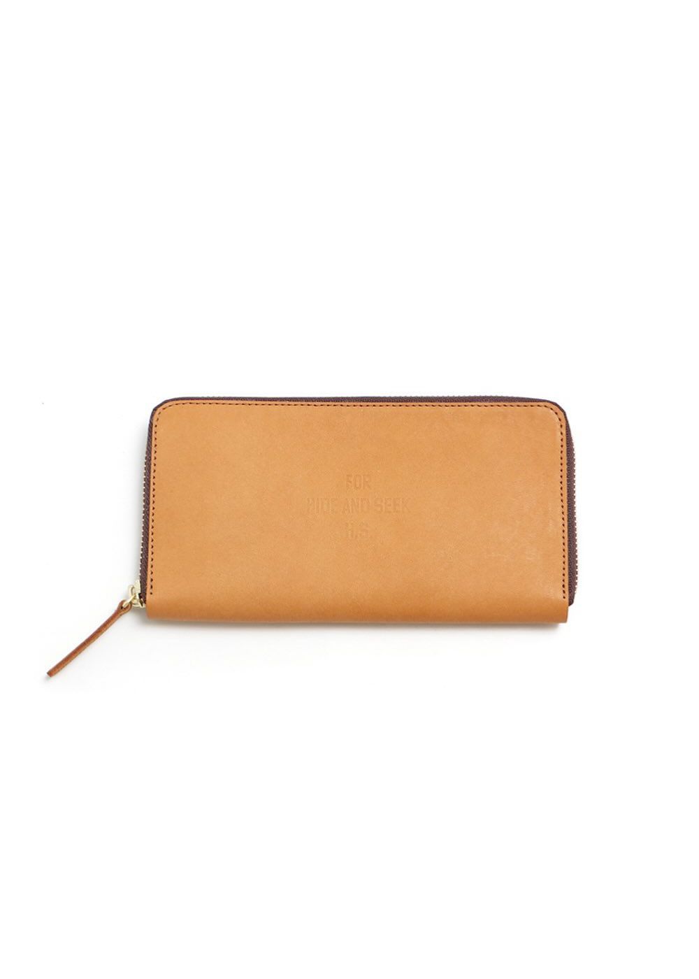 LEATHER WALLET (BROWN) / レザー ロングウォレット