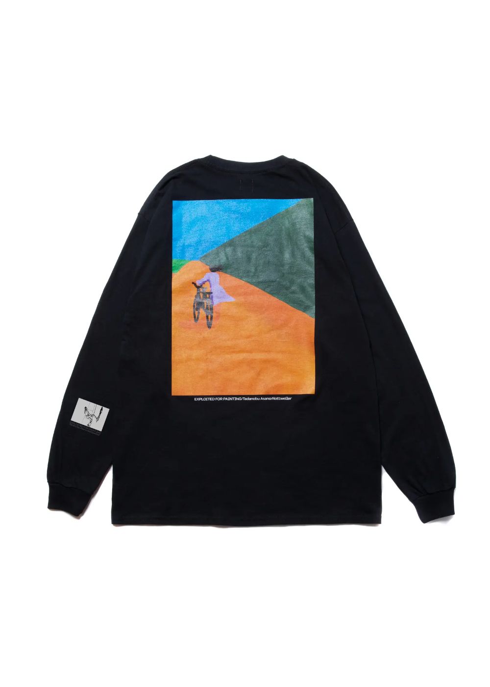 × Tadanobu Asano BICYCLE LS TEE (BLACK) / 浅野忠信 コラボロンT (バイシクル)