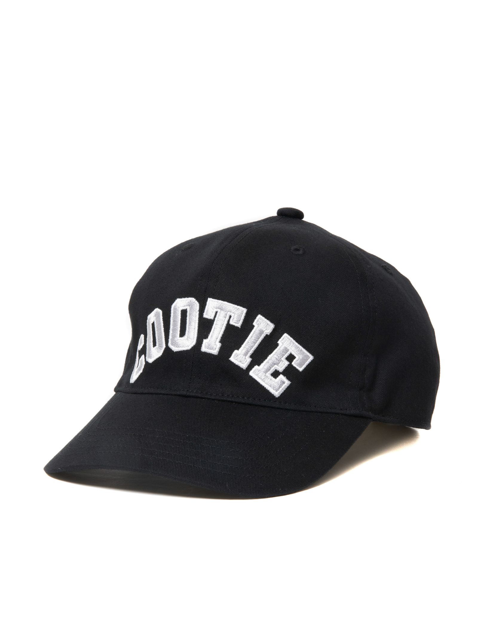 COOTIE PRODUCTIONS - Cotton OX 6 Panel Cap (BLACK×GRAY) / ロゴ刺繍 ベースボールキャップ |  LOOPHOLE