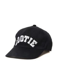 COOTIE PRODUCTIONS - Cotton OX 6 Panel Cap (BLACK×GRAY) / ロゴ刺繍 